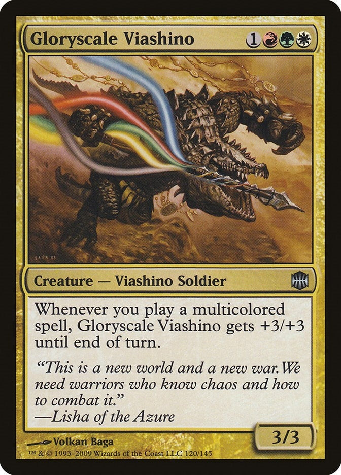 Image for Gloryscale Viashino (120) (ARB) - Magic: The Gathering