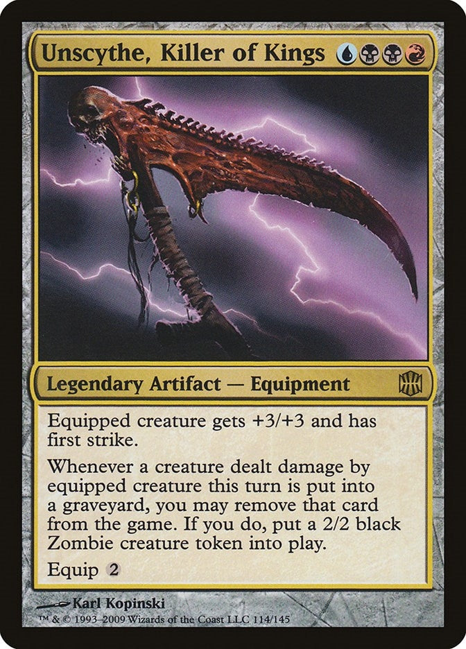 Image for Unscythe, Killer of Kings (114) (ARB) - Magic: The Gathering