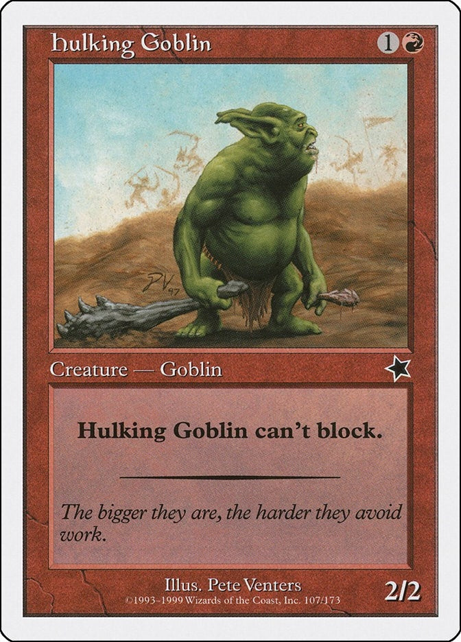 Image for Hulking Goblin (107) (S99) - Magic: The Gathering