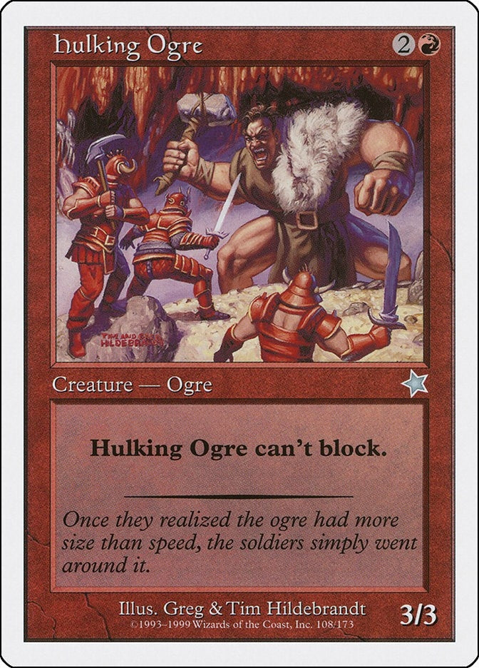 Image for Hulking Ogre (108) (S99) - Magic: The Gathering