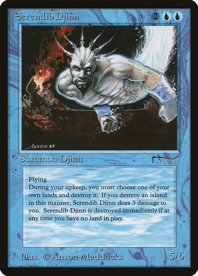 Image for Serendib Djinn (ARN) - Magic: The Gathering