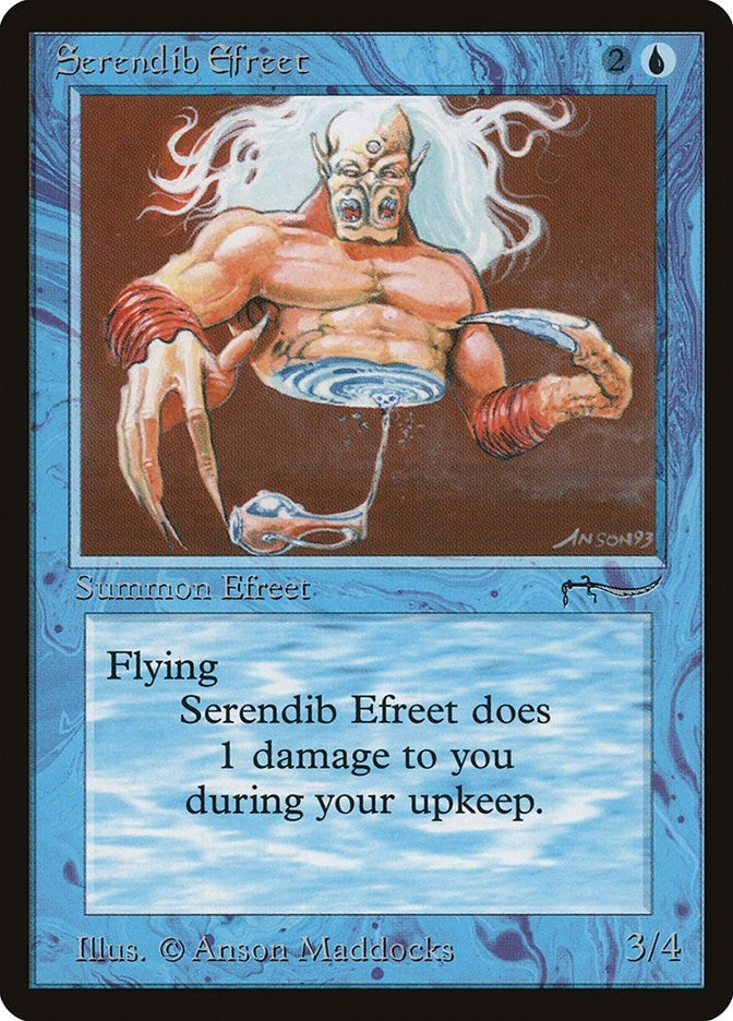 Image for Serendib Efreet (ARN) - Magic: The Gathering