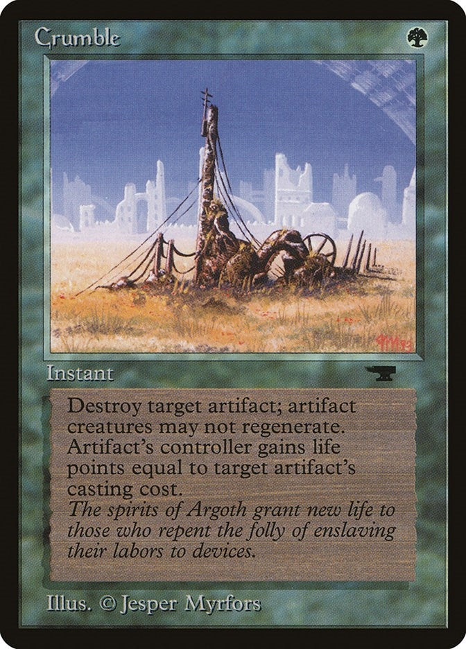 Image for Crumble (ATQ) - Magic: The Gathering