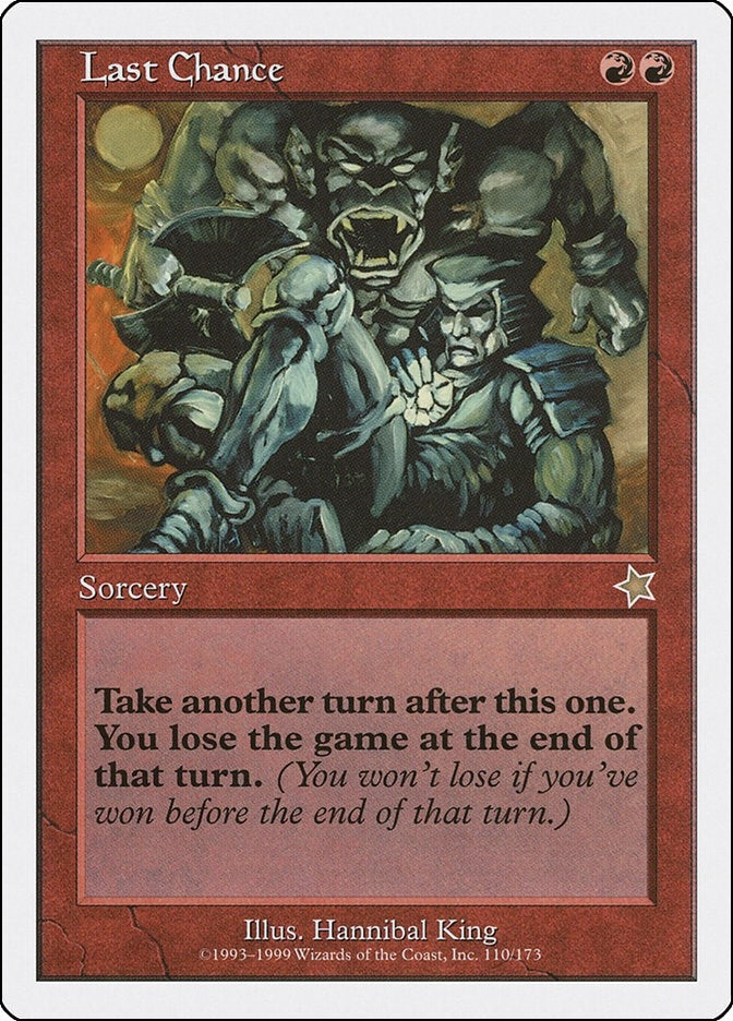 Image for Last Chance (110) (S99) - Magic: The Gathering
