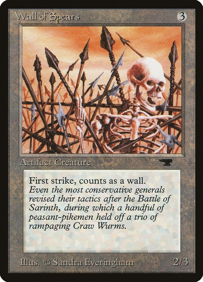Image for Wall of Spears (ATQ) - Magic: The Gathering