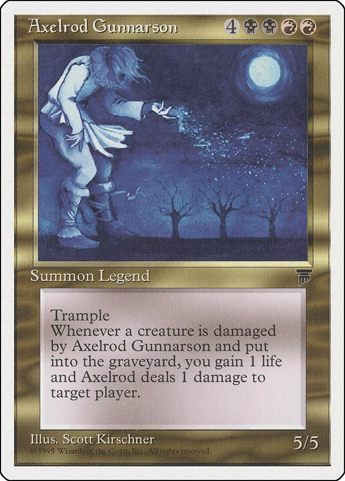 Image for Axelrod Gunnarson (CHR) - Magic: The Gathering