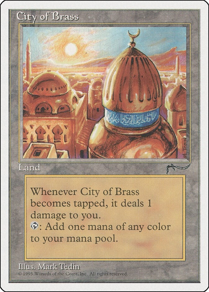 Image for City of Brass (CHR) - Magic: The Gathering
