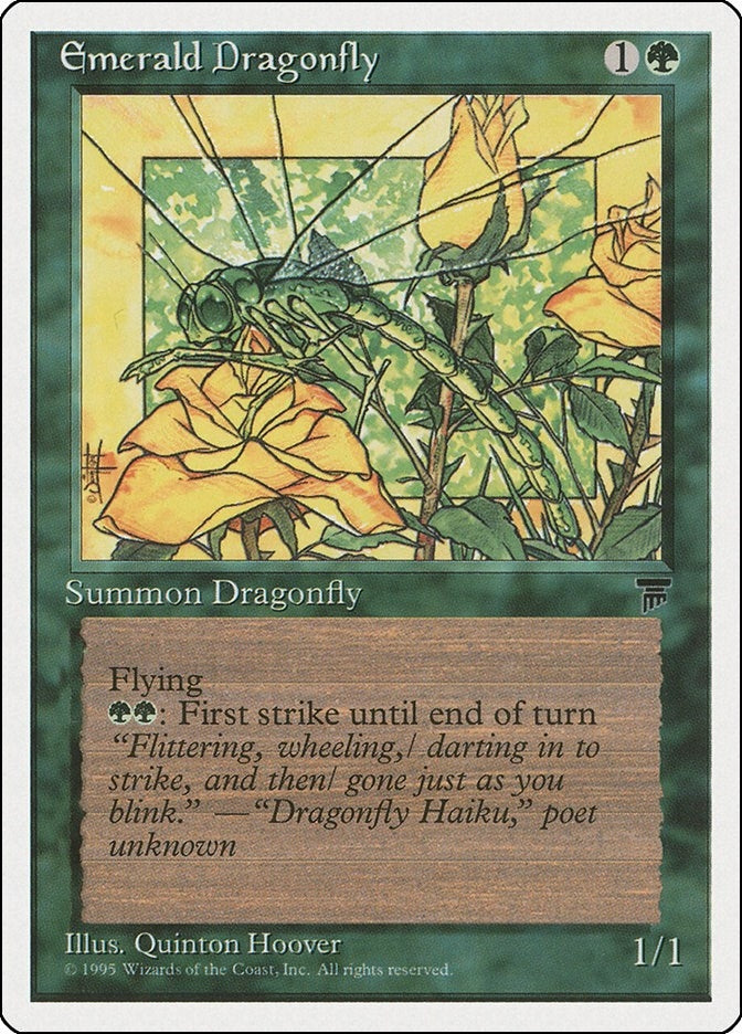 Image for Emerald Dragonfly (CHR) - Magic: The Gathering