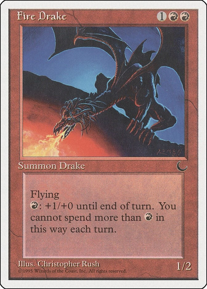 Image for Fire Drake (CHR) - Magic: The Gathering