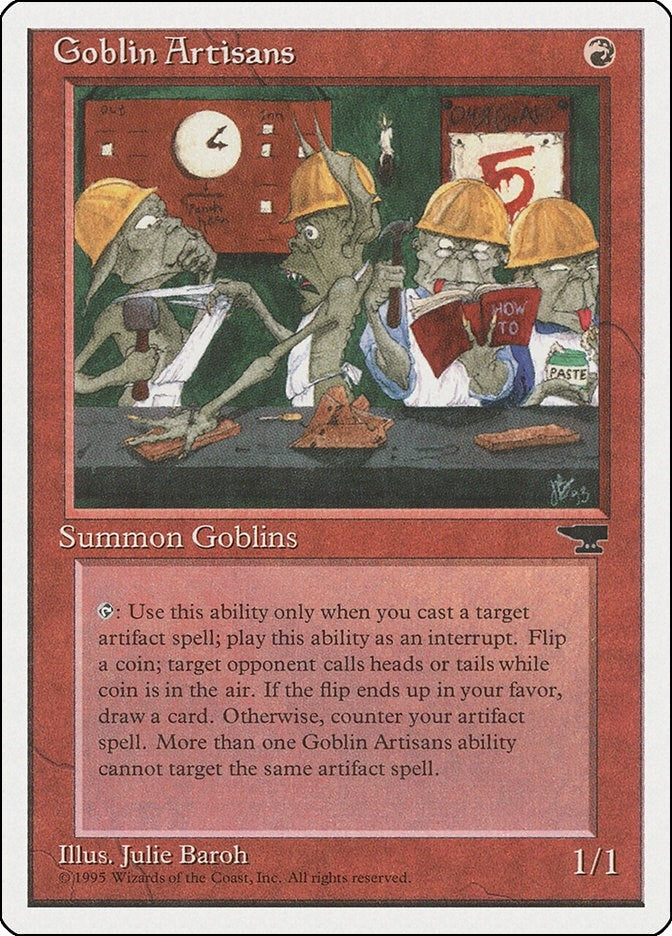 Image for Goblin Artisans (CHR) - Magic: The Gathering