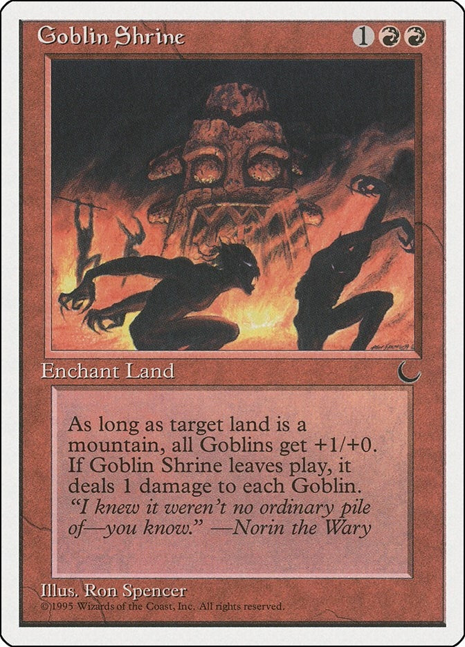 Image for Goblin Shrine (CHR) - Magic: The Gathering