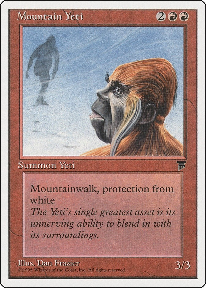 Image for Mountain Yeti (CHR) - Magic: The Gathering