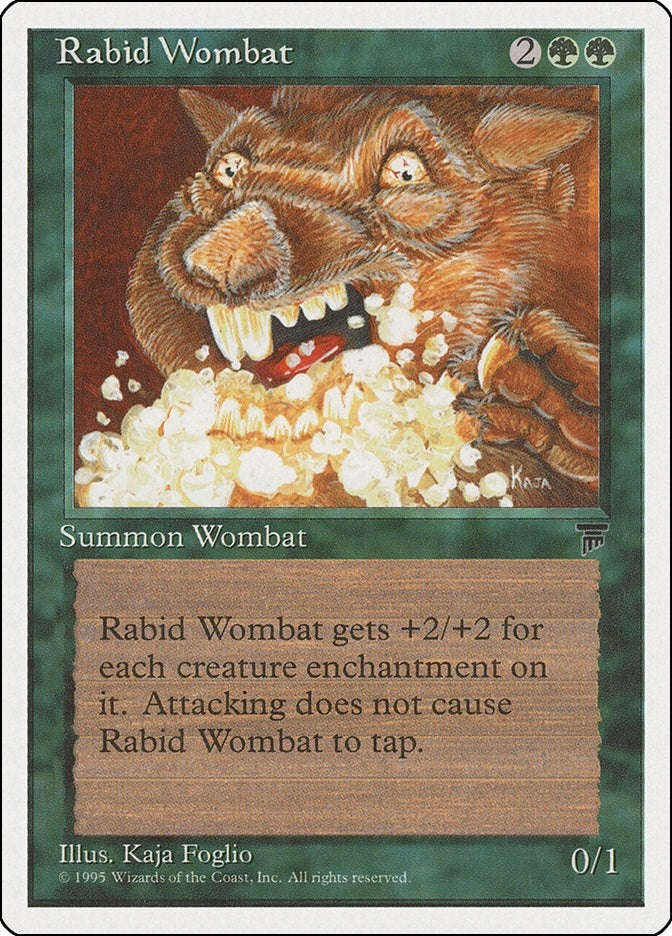 Image for Rabid Wombat (CHR) - Magic: The Gathering