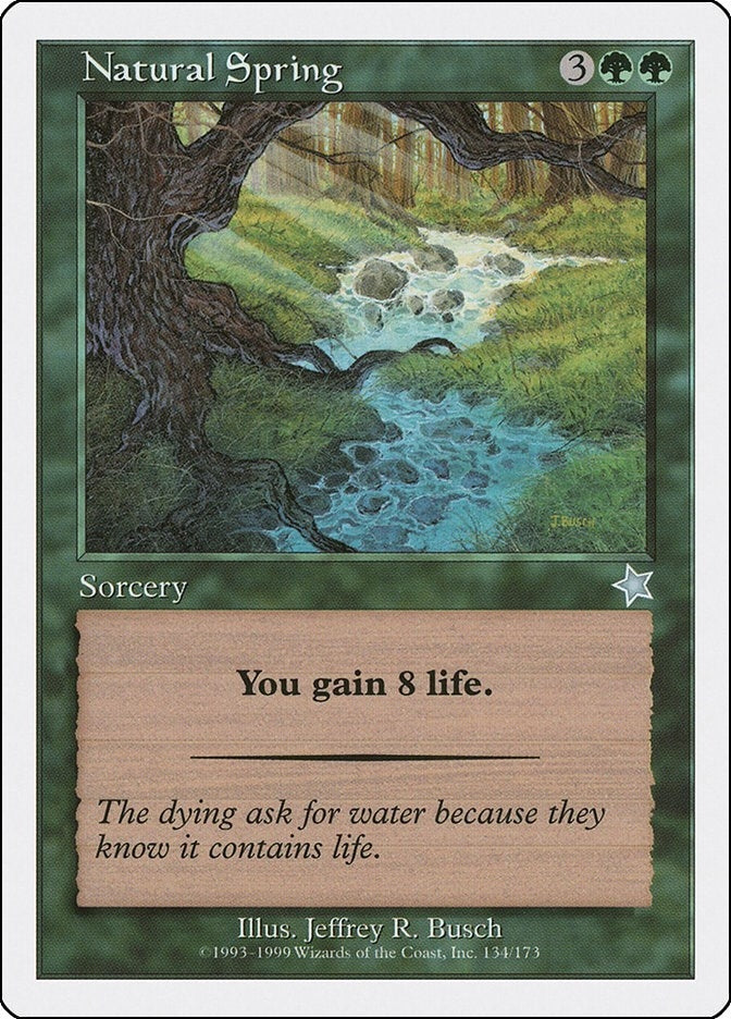 Image for Natural Spring (134) (S99) - Magic: The Gathering