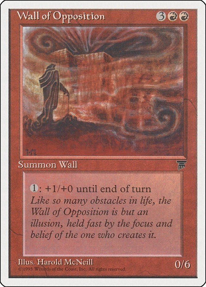 Image for Wall of Opposition (CHR) - Magic: The Gathering