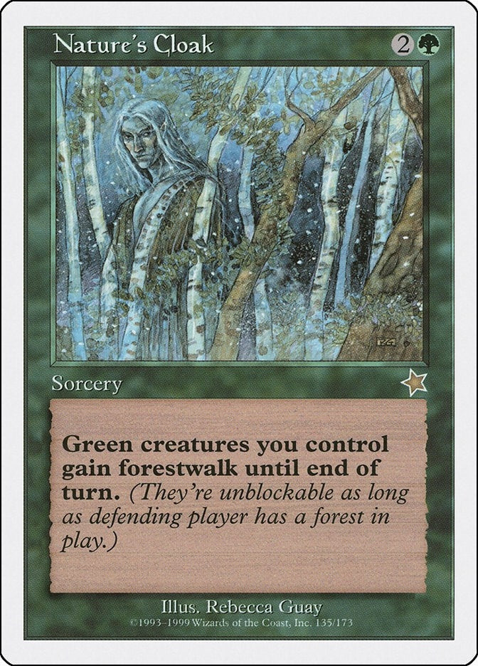 Image for Nature's Cloak (135) (S99) - Magic: The Gathering