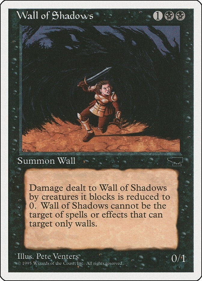 Image for Wall of Shadows (CHR) - Magic: The Gathering