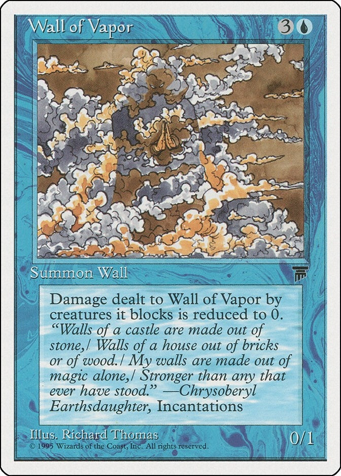 Image for Wall of Vapor (CHR) - Magic: The Gathering