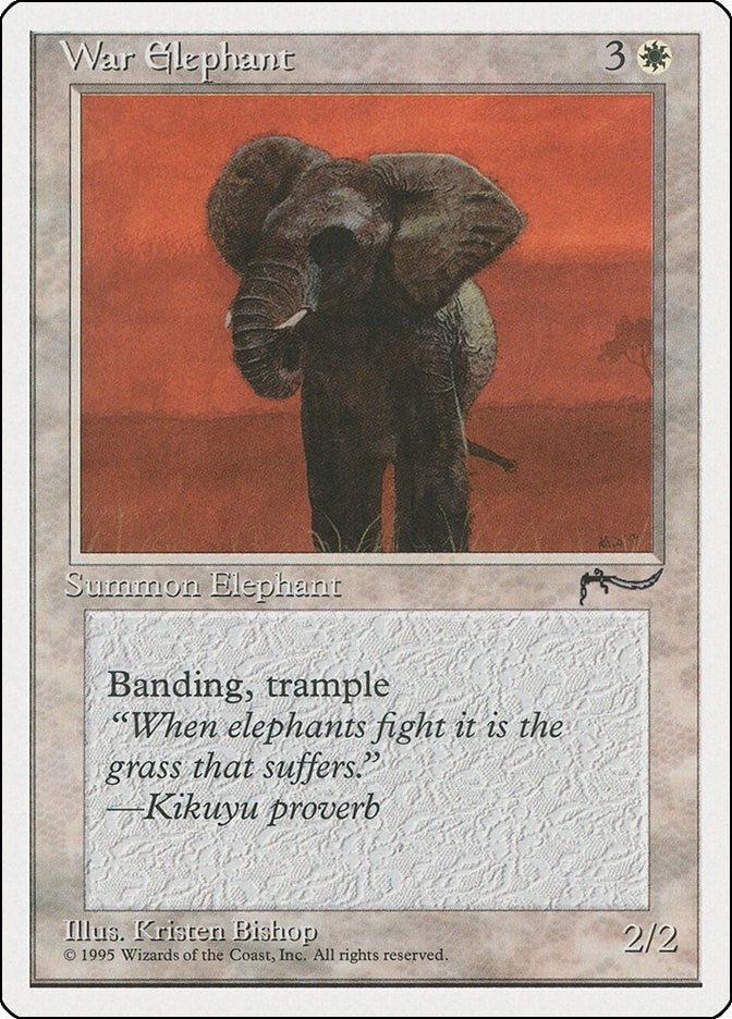 Image for War Elephant (CHR) - Magic: The Gathering