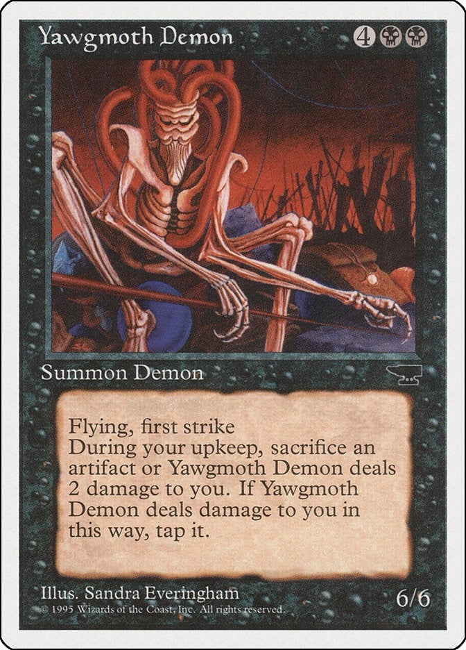Image for Yawgmoth Demon (CHR) - Magic: The Gathering