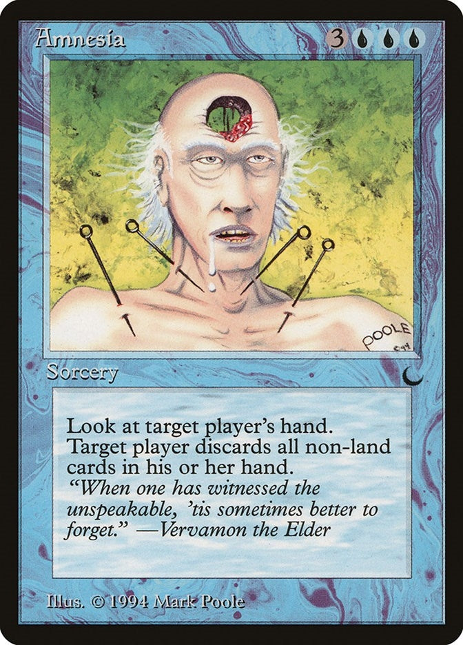 Image for Amnesia (DRK) - Magic: The Gathering