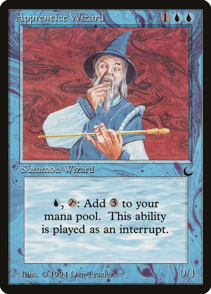 Image for Apprentice Wizard (DRK) - Magic: The Gathering