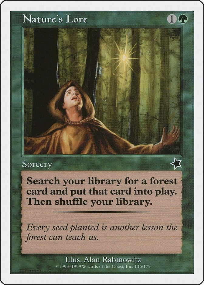 Image for Nature's Lore (136) (S99) - Magic: The Gathering