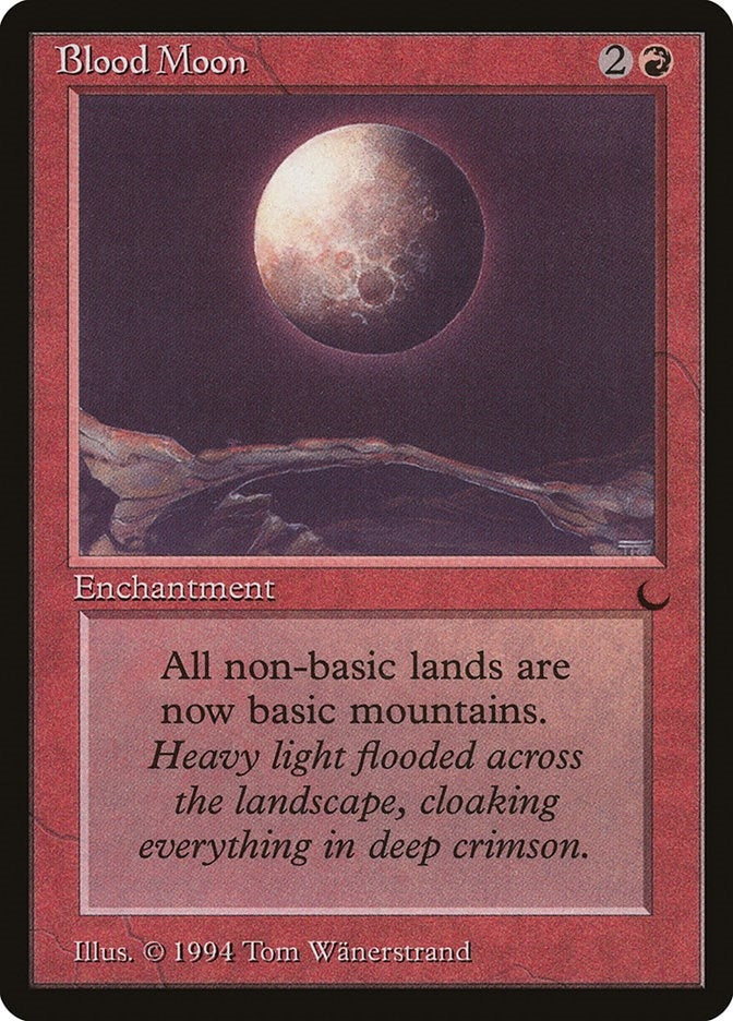 Image for Blood Moon (DRK) - Magic: The Gathering