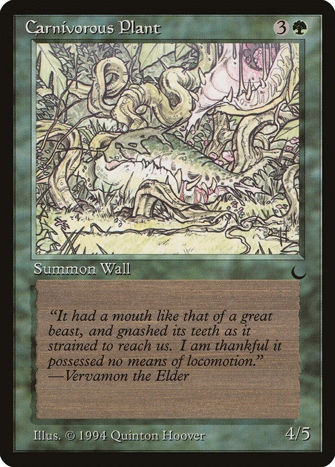 Image for Carnivorous Plant (DRK) - Magic: The Gathering
