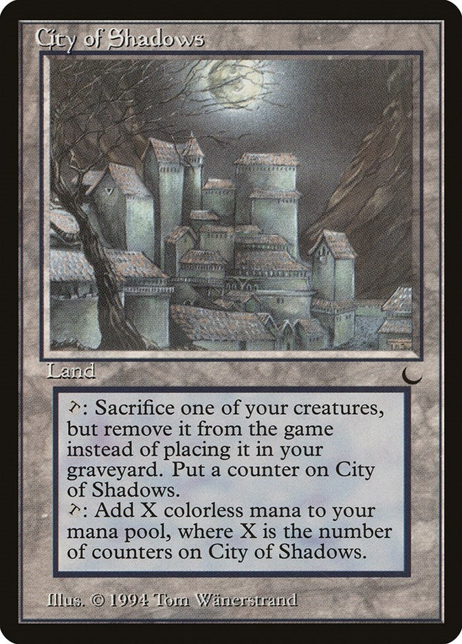 Image for City of Shadows (DRK) - Magic: The Gathering