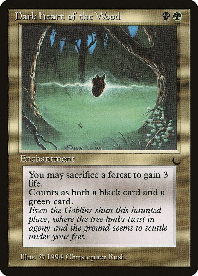 Image for Dark Heart of the Wood (DRK) - Magic: The Gathering