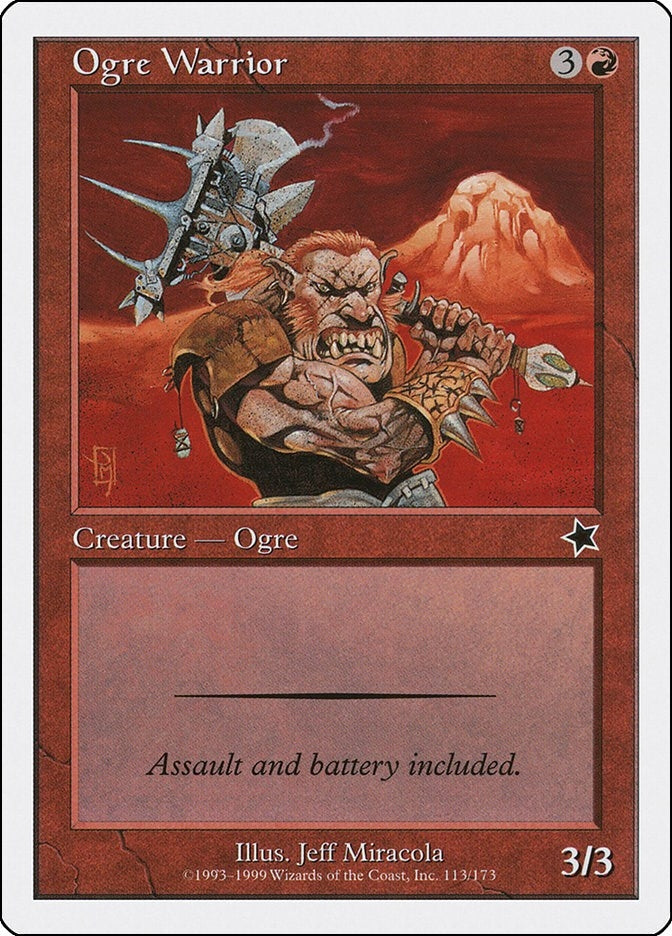 Image for Ogre Warrior (113) (S99) - Magic: The Gathering