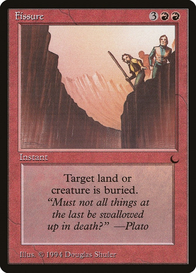 Image for Fissure (DRK) - Magic: The Gathering