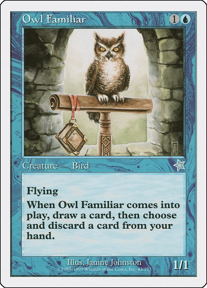 Image for Owl Familiar (43) (S99) - Magic: The Gathering