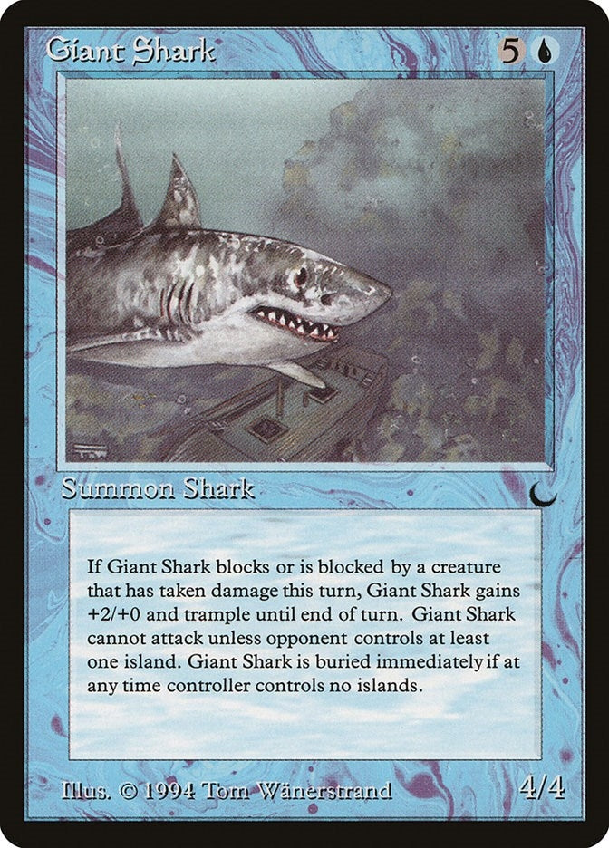 Image for Giant Shark (DRK) - Magic: The Gathering