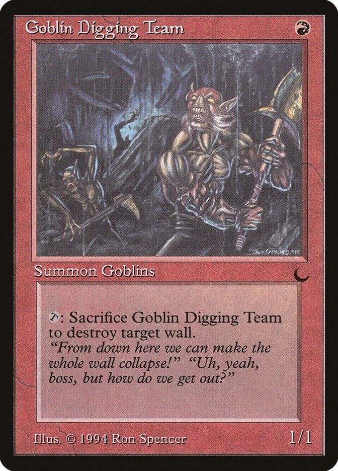 Image for Goblin Digging Team (DRK) - Magic: The Gathering