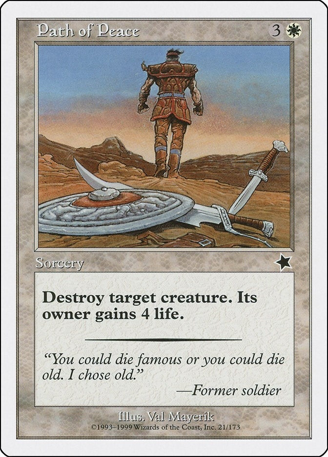 Image for Path of Peace (21) (S99) - Magic: The Gathering