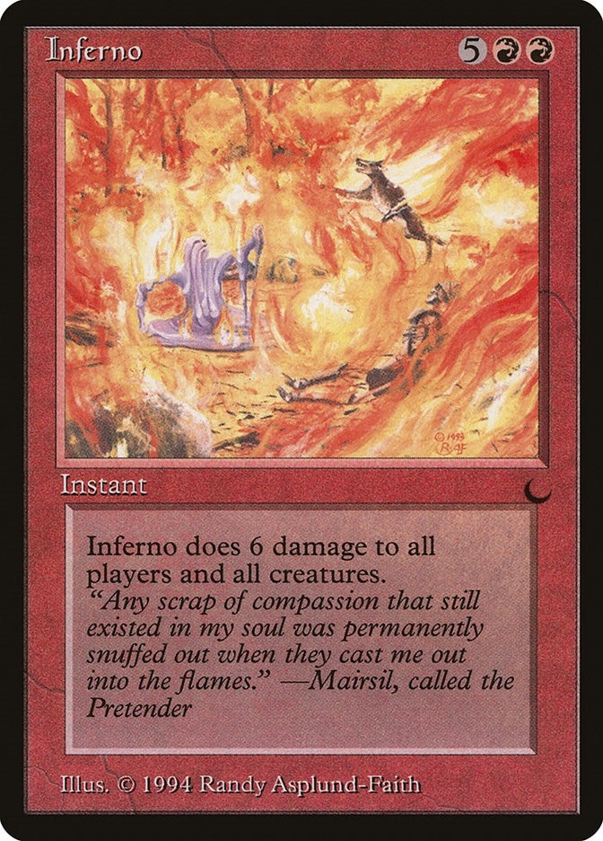 Image for Inferno (DRK) - Magic: The Gathering