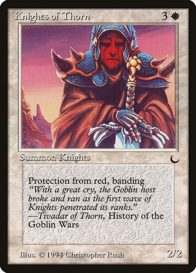Image for Knights of Thorn (DRK) - Magic: The Gathering