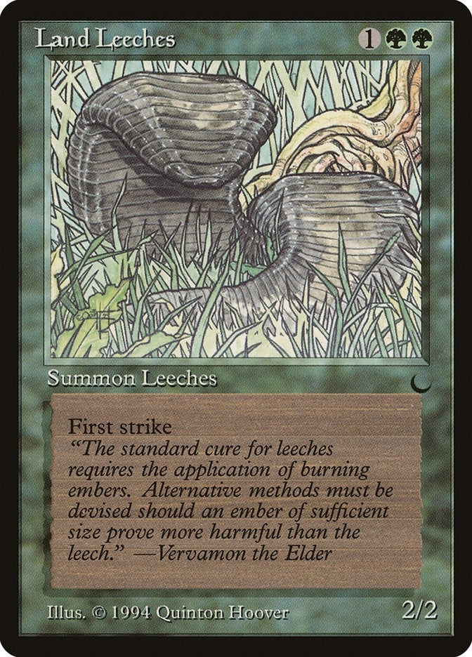 Image for Land Leeches (DRK) - Magic: The Gathering