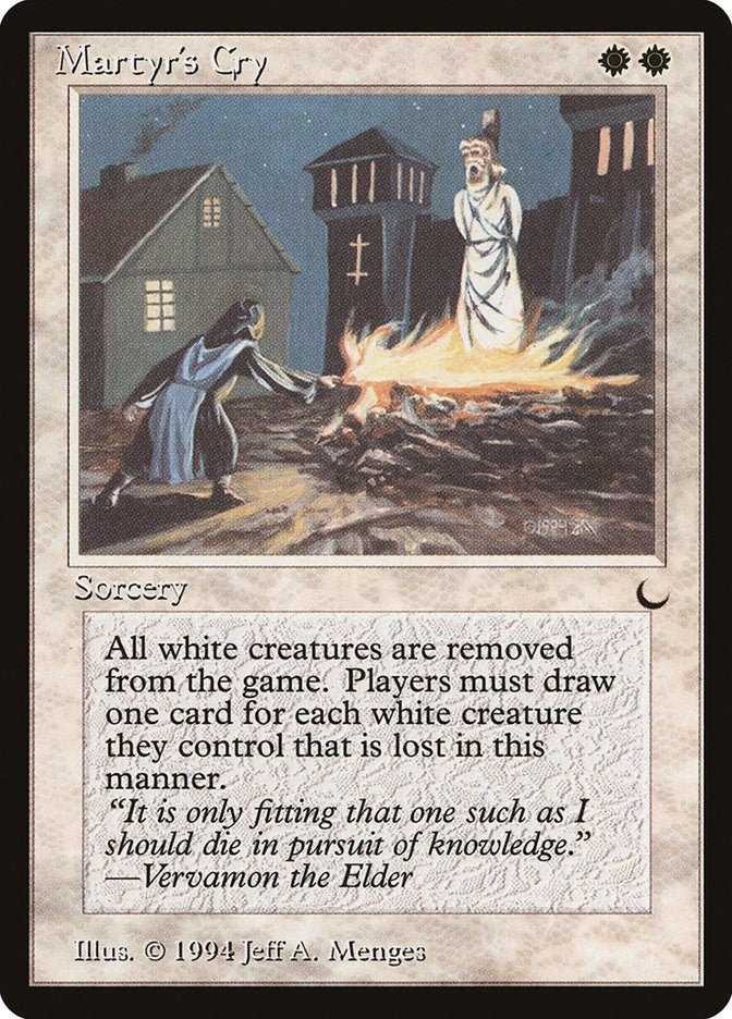Image for Martyr's Cry (DRK) - Magic: The Gathering