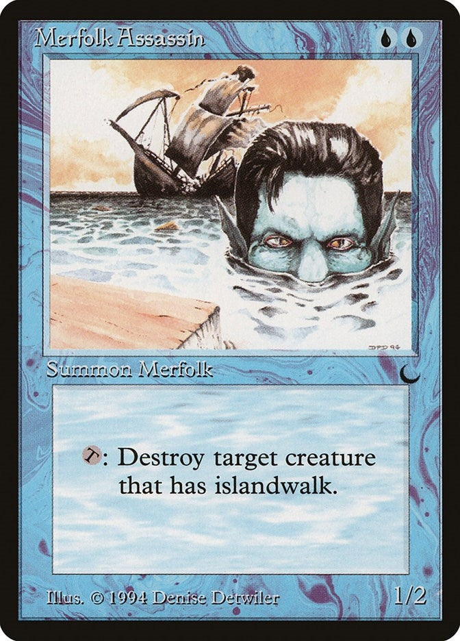 Image for Merfolk Assassin (DRK) - Magic: The Gathering