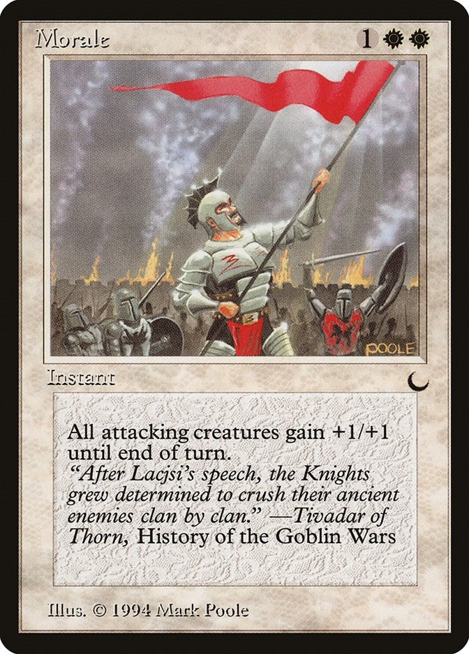 Image for Morale (DRK) - Magic: The Gathering