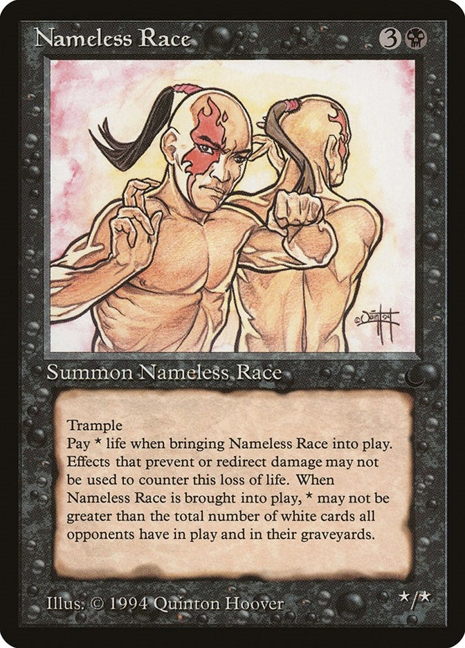 Image for Nameless Race (DRK) - Magic: The Gathering