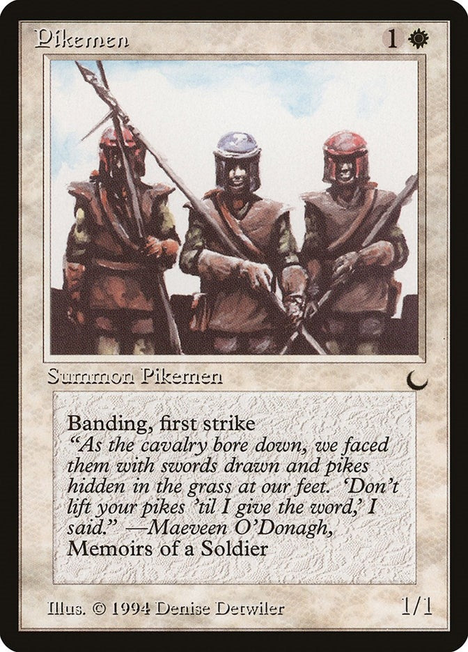 Image for Pikemen (DRK) - Magic: The Gathering