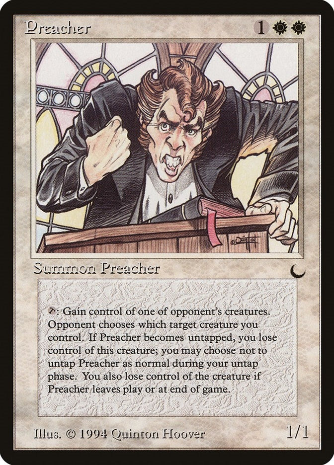 Image for Preacher (DRK) - Magic: The Gathering