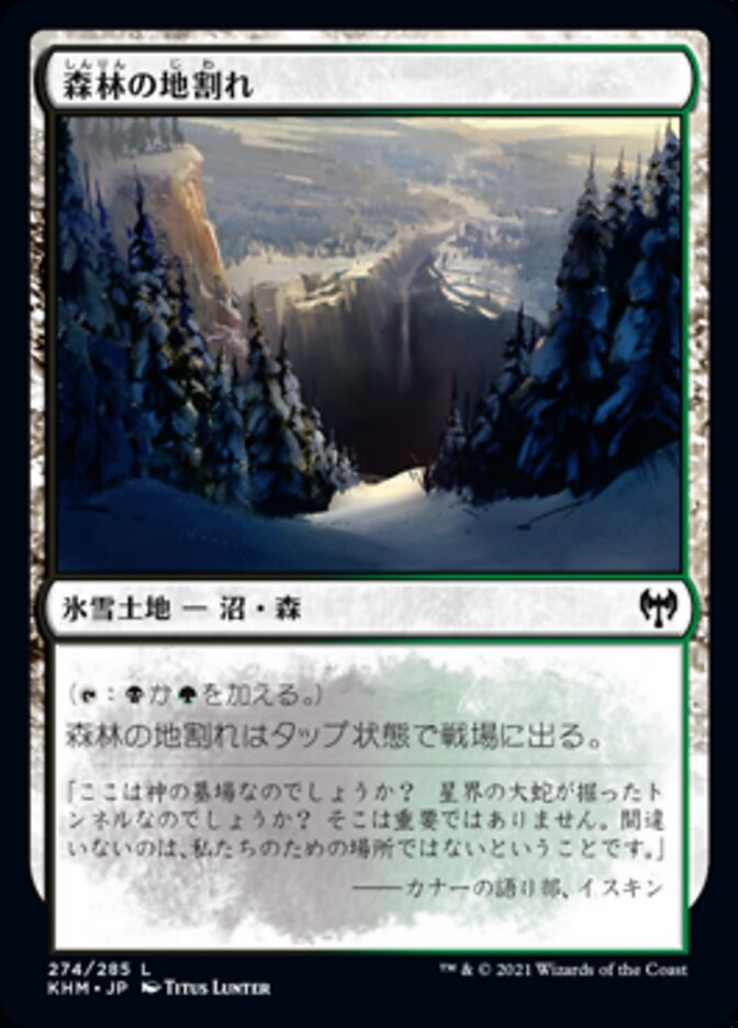 Woodland Chasm