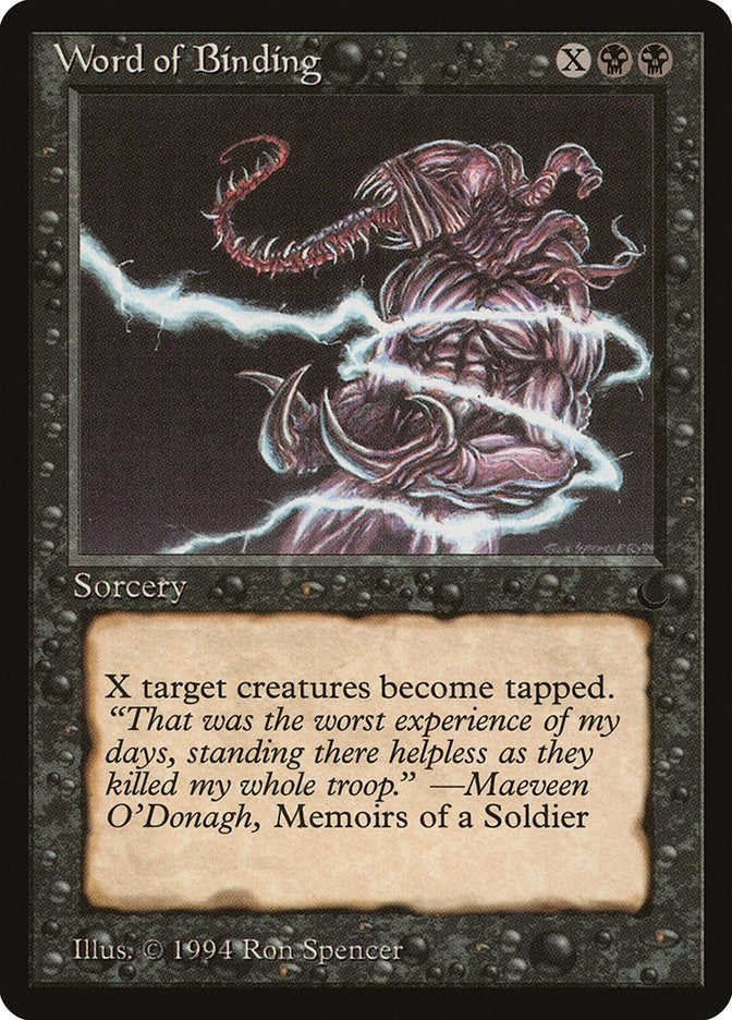 Image for Word of Binding (DRK) - Magic: The Gathering