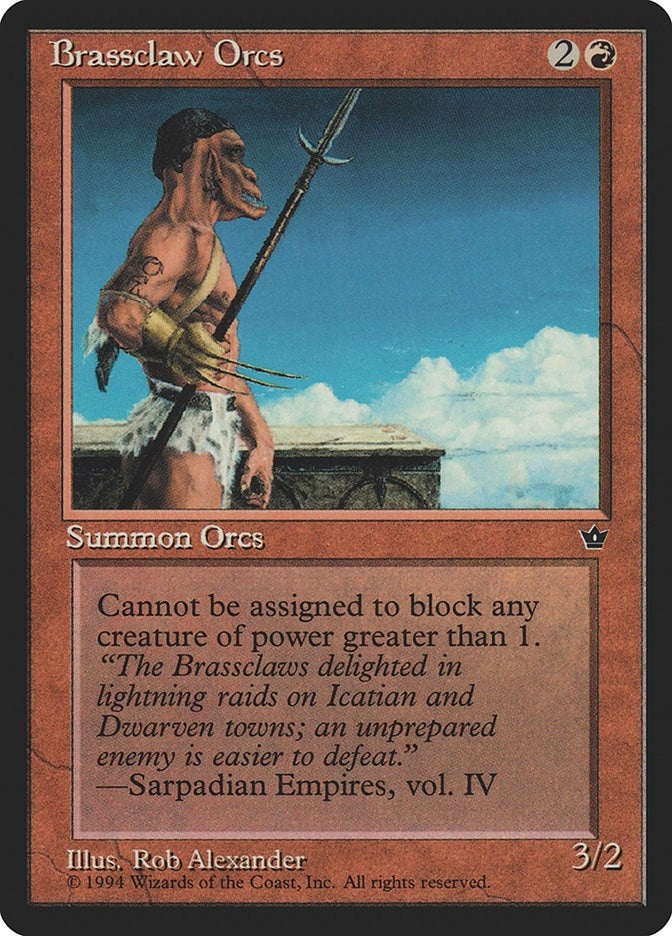 Image for Brassclaw Orcs (Alexander) (Pike) (FEM) - Magic: The Gathering