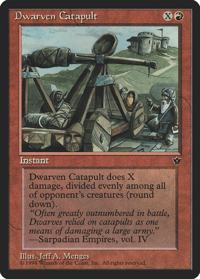 Image for Dwarven Catapult (FEM) - Magic: The Gathering